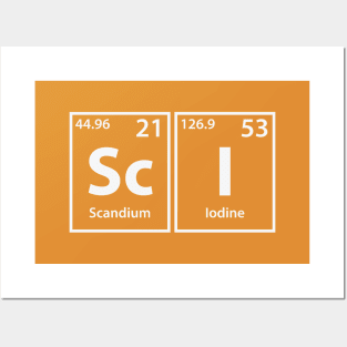 Sci (Sc-I) Periodic Elements Spelling Posters and Art